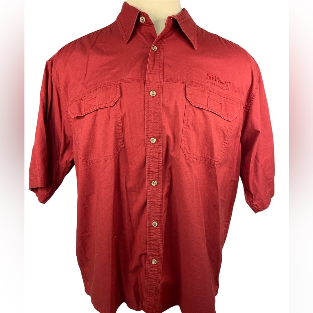Magellan Sportswear Short Sleeve Button Up Shirt Men’s 2X